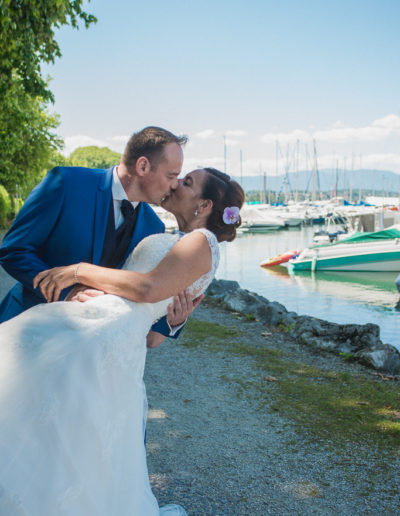 photographe mariage haute savoie-port de Sciez